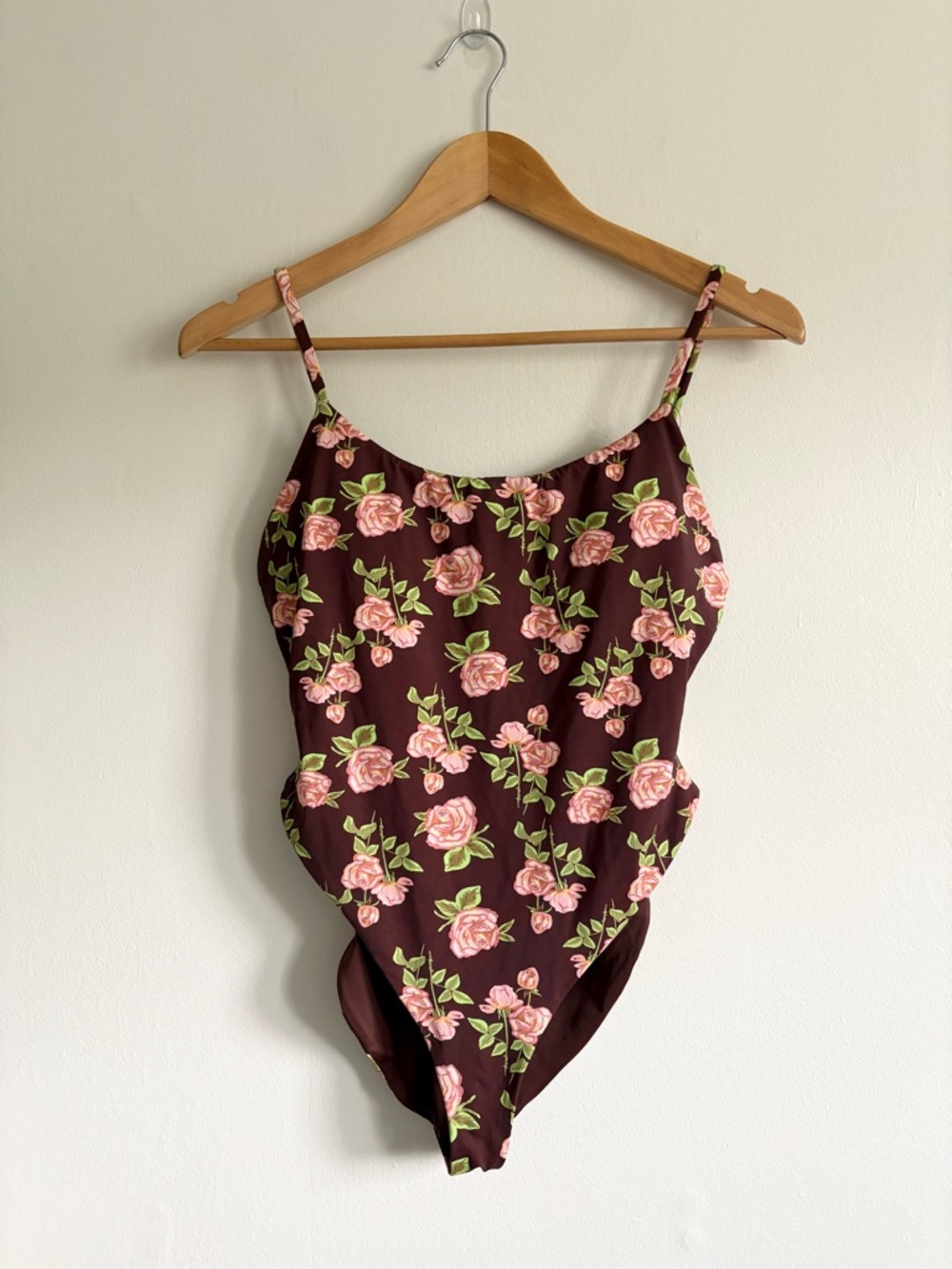 Dippin' Daisy's Star One Piece Swimsuit in Brown Floral - Picture 3 of 6